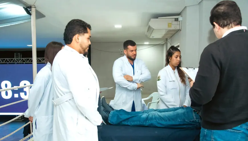 Medicina na UCP de Pedro Juan: estações de simulação  clínica garantem excelência no preparo para o Revalida