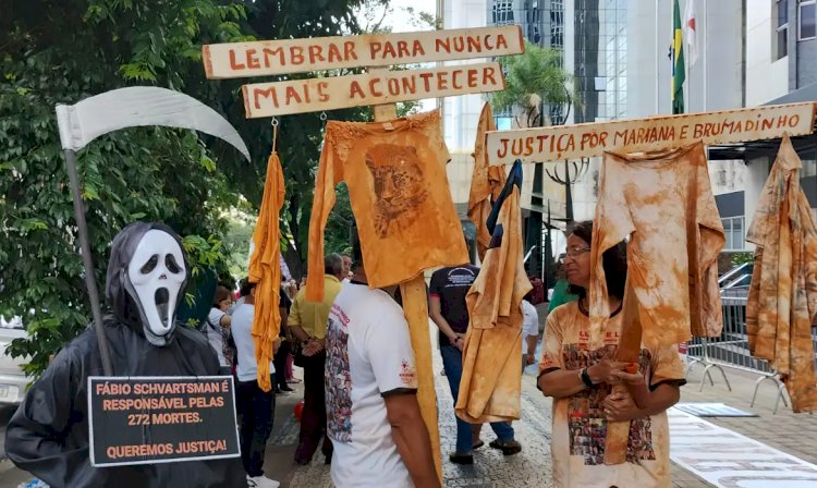 Protesto em BH contesta possível habeas corpus a ex-presidente da Vale