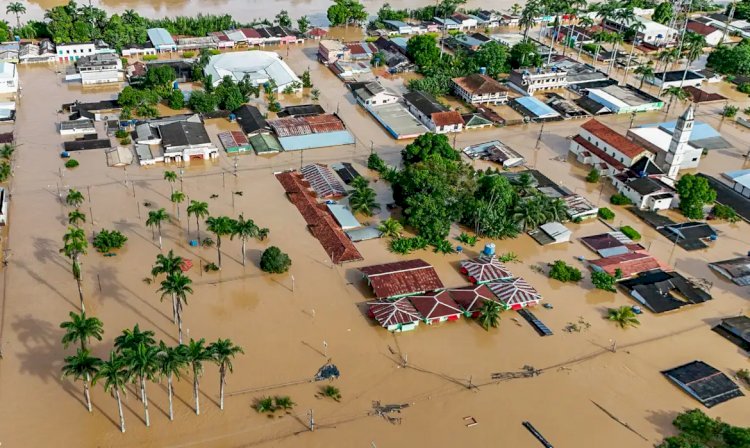 Rio Acre continua a subir e nível já alcança 17,84 m acima do leito