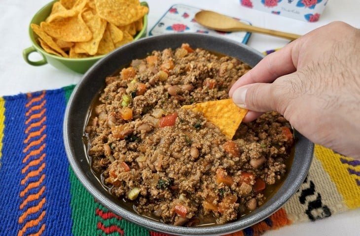 Chilli com carne simples