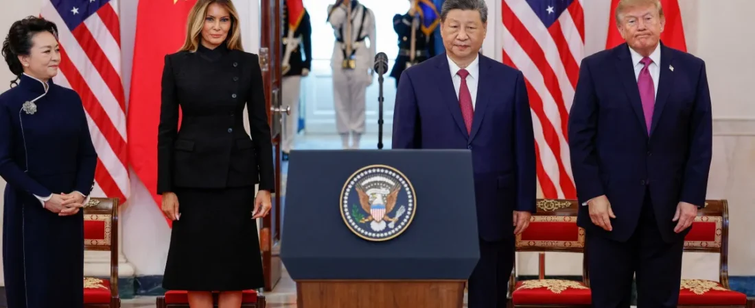 Trump e Xi Jinping fazem encontro final durante visita do líder chinês a Washington