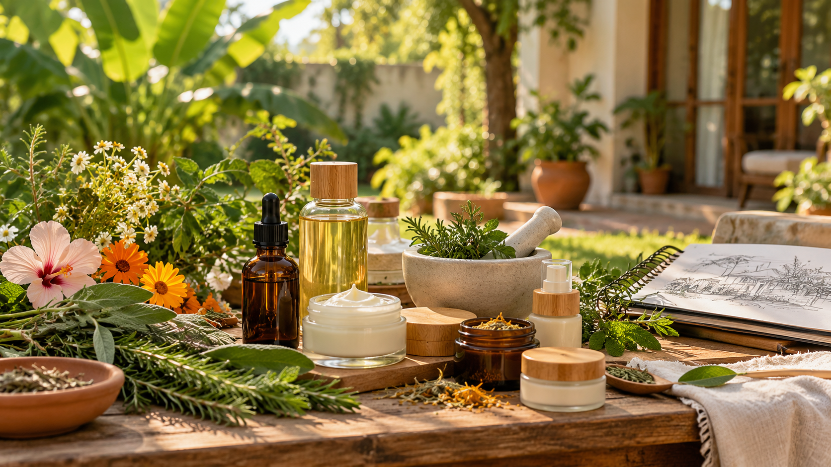 Arquiteta transforma plantas do quintal em marca de cosméticos que fatura R$ 250 mil